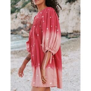 Christy Dawn Regan Dress XS NWT Garnet Ombre Organic Cotton Project Thrive